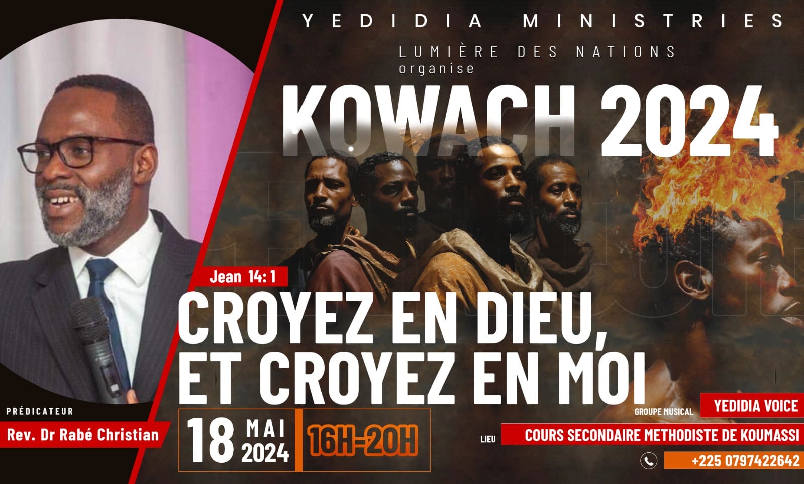 Flyer of the event Kowach 2024 - Affiche de l'évènement Kowach 2024